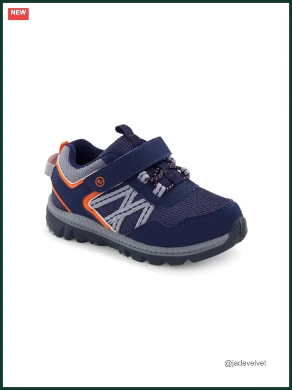 Boys' Sneakers Hook & Loop Memory Foam Washable